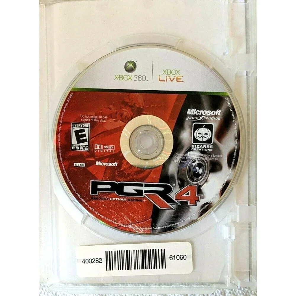 Project Gotham Racing 4 Xbox 360 Preowned Game Disc & Case